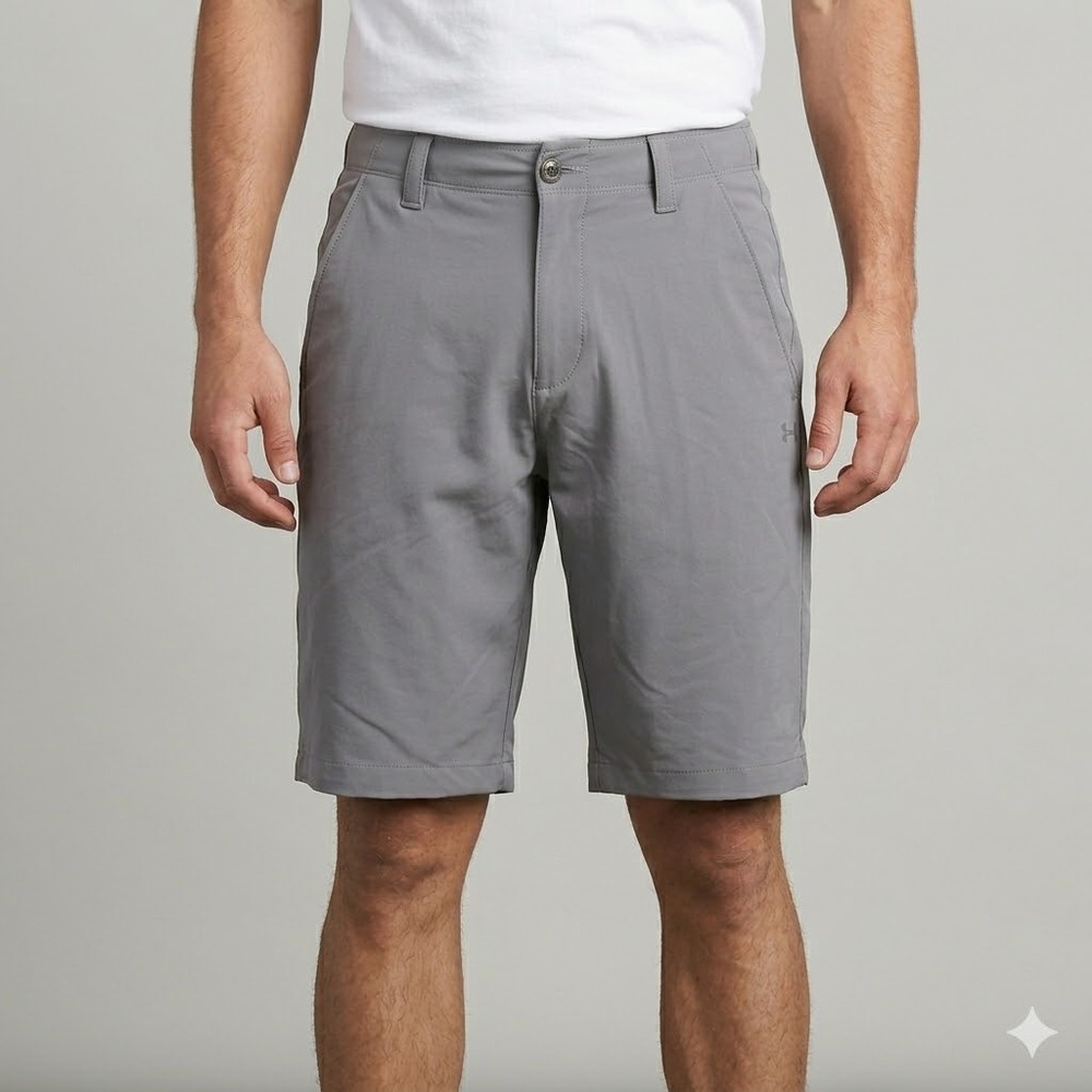 Under Armour HeatGear Loose Golf Shorts Men's 30 Grey